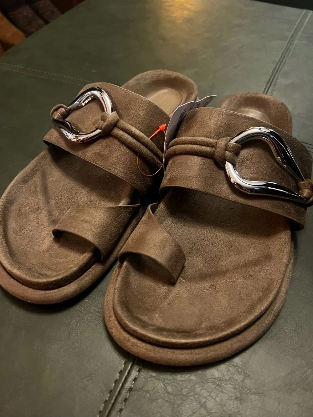 ASOS vegan suede slides
